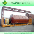 300T Planta plástica municipal da pirólise do lixo da casa Waste contínua ao óleo